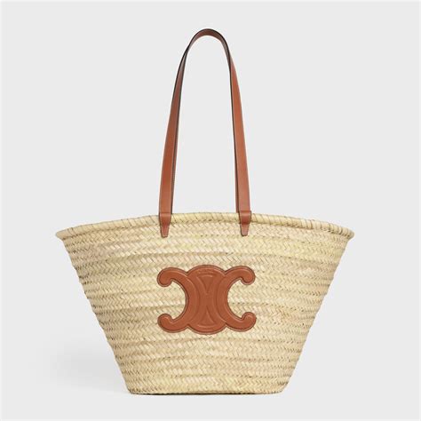 celine rafia|celine raffia beach bag.